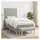 vidaXL Boxspringbett 100 x 200 cm Hellgrau