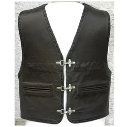 Cha Cha Kutte KAI Lederweste Glattleder Paspeltaschen 56