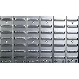 Hünersdorff Sichtbox Metall 63 x 38 cm silber