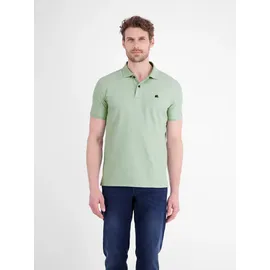 Lerros Poloshirt LERROS "Kassisches Poloshirt für Herren in *Cool & Dry* Piquéqualität", Herren, Gr. L, bay grün, 60% Baumwolle, 40% Polyester, ohne Ausschnitt, Shirts