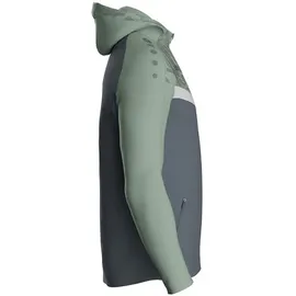 Jako Iconic Trainingsjacke mit Kapuze 852 anthra light/mintgrün/soft grey L