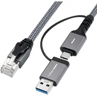 MicroConnect Netzwerkkabel - RJ-45 (M) zu 24 pin USB-C,