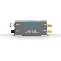 AJA FiDO-T-SC Single Channel SDI to SC Fiber with Looping SDI Output - Video Extender - 1310 nm, Netzwerk Zubehör