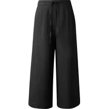 QS Culotte Strukturierte Hosen Schwarz 36