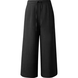 QS Culotte Strukturierte Hosen Schwarz 36