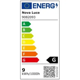Nova Luce Cerelia 1-flg. 56W 60 cm geschwungen Messing/Gold