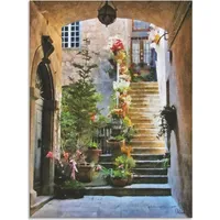 ARTland Artland, Bilder, Treppe mit Blumen U2TC (60 x