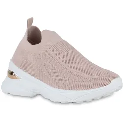 Damen Slip Ons in Altrosa