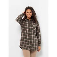 Jack Wolfskin Flanellbluse »MORGENLUFT SHIRT W«, Island Moss 41, Klein - S (36), island-moss-41, 75934522-S