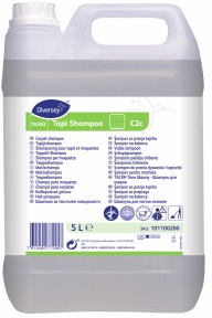 TASKI Tapi Shampoo für Teppiche, Neutrales Teppich-Shampoo, Wollsiegel geprüft, 5 Liter - Kanister (1 Karton = 2 Kanister)