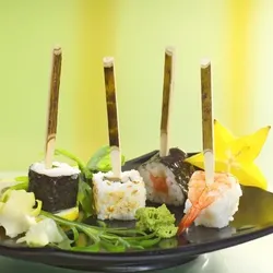 PAPSTAR 200 Fingerfood - Spieße 11 cm "Nature"