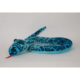 Semo Trigon Stofftier Schlange 250cm, blau, Kuscheltiere Stofftiere Schlangen
