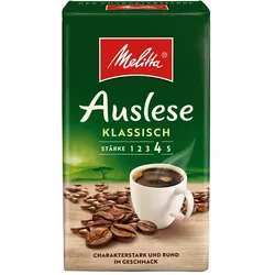 Melitta Kaffee Auslese klassisch gemahlen 500G