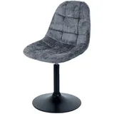 MCW Esszimmerstuhl, Grau, Textil, 47x83x43 cm, Esszimmer, Stühle, Esszimmerstühle, Vierfußstühle
