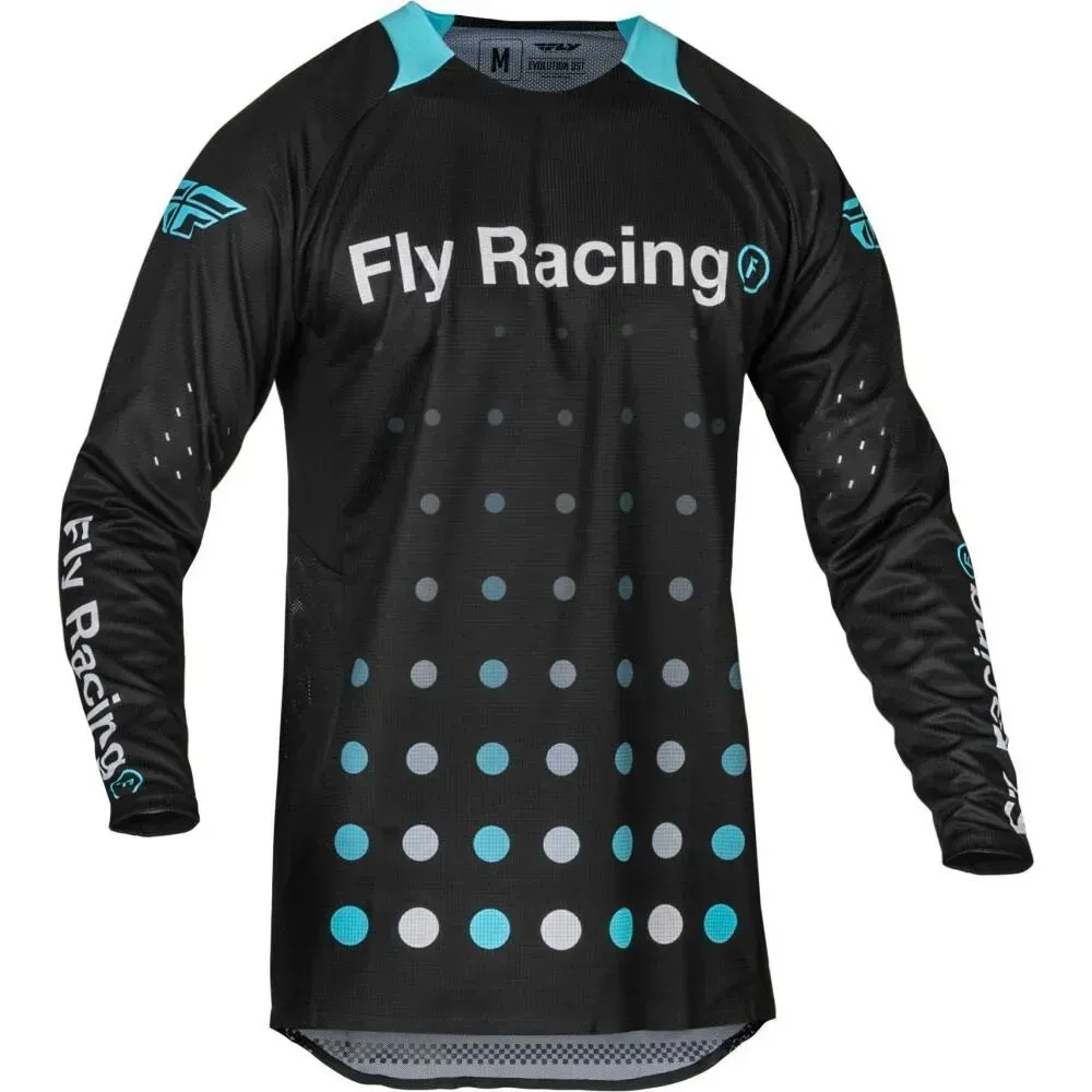 Fly Racing Evolution Dst Strobe Se Langarm-trikot - Black - M