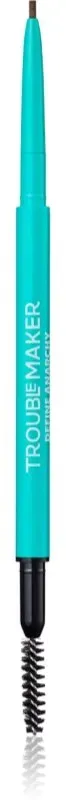 Trouble Maker Define Anarchy Beidseitiger Augenbrauenstift Farbton Medium Brown 0.1 g
