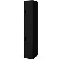 Jan Nowak Sozialschrank IGOR 1 PLUS 185 x 32 x 45 cm Schwarz