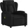 vidaXL Massagesessel Modell 7 Polyester 94,5 x 100 x 0 cm Schwarz mit Fernbedienung