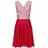 LASCANA Sommerkleid Rot/Weiß Gestreift 44