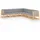 vidaXL Garten-Lounge-Set 7-tlg. Kiefer Massivholz grau/beige