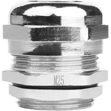 M25 Kabelverschraubung metrisch 10.5-18mm IP68 Messing vernickelt DGN DDL-M25M-10AH
