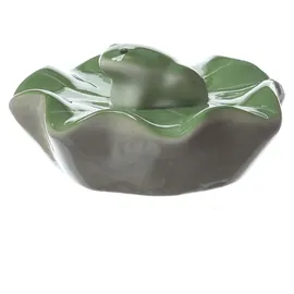 MARELIDA Teichdeko Schwimmfrosch Dekofigur Frosch für Teich Wasserschale 7,8cm