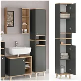 Vicco Senyo Badschrank 30 x 174 cm Antrazit