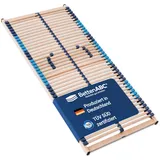 Lattenrost Superflex NV–7-Zonen-Lattenrost zur Selbstmontage 90x200cm, 140x200cm, Betten-ABC, Kopf- und Fußteil nicht verstellbar, besondere Langlebigkeit, stabil 70 cm x 220 cm x 7 cm
