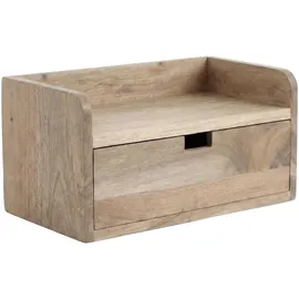 FineBuy Nachtschrank FB117148 45 x 30 x 0 cm Braun