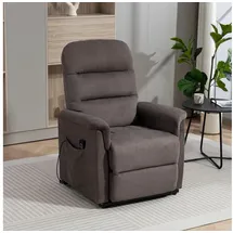 Duo Collection TV-Sessel Stoff 80 x 115 x 93 cm graubraun