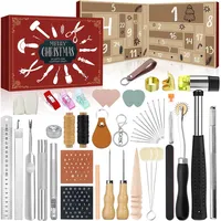 Adventskalender Lederwerkzeuge 2025 Männer Frauen Jugendliche, 24 Tage Lederhand