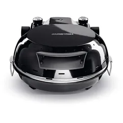 GOURMETmaxx Pizza Maker mit Temperatureinstellung inkl. herausnehmbarem Pizzastein - Schwarz