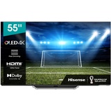 Hisense 55A85G OLED TV, (Flat, 55 Zoll) / 139 cm, 4K, Smart TV, VIDAA U5.0)