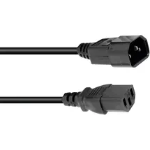Omnitronic Kaltgeräte Verlängerung 3x1,0 3m sw