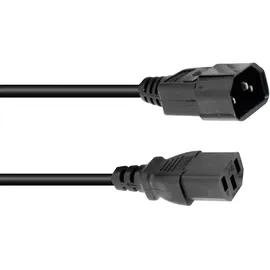 Omnitronic Kaltgeräte Verlängerung 3x1,0 3m sw