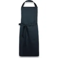 ZOLLNER Kochschürze Paolo, Latzschürze, Unisex, 100x75cm, schwarz