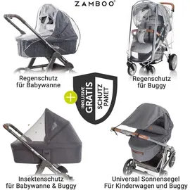 hauck Kombi-Kinderwagen Move so Simply inkl. Babywanne, - Beige