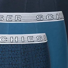 SCHIESSER Jungen Shorts im Pack - Serie "95/5", Unterhose, Organic Cotton Blau 152