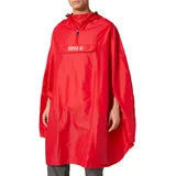 Regenponcho Größe S rot