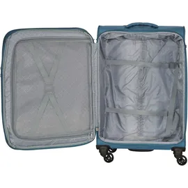 d & n Travel Line 6404 4-Rollen L 78 cm / 100 l  petrol