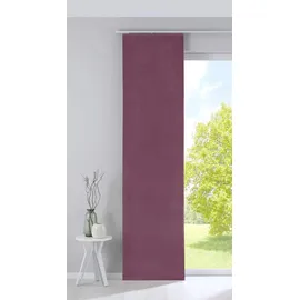 Gardinenbox Verdunkelung Flächenvorhang Schiebegardine »Milano« Samt Blickdicht Blackout Paneelwagen Beschwerungsstange Altrosa HxB 245x60 cm, 203571