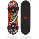 Donic Schildkröt Mini Skateboard 17 Zoll Schwarz
