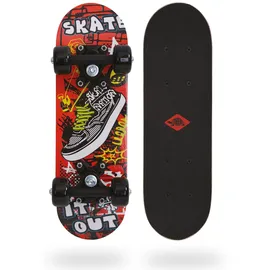 Donic Schildkröt Mini Skateboard 17 Zoll Schwarz