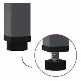 vidaXL Hochbeet 100 x 26 x 82 cm Anthrazit