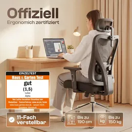lutivo Alpha Kunstleder Schwarz