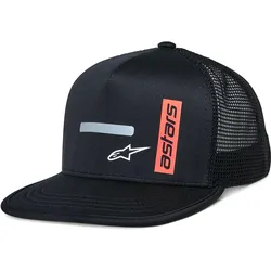 Alpinestars Alter Trucker, Kappe - Schwarz/Rot/Weiß - Einheitsgröße