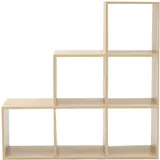 Mobili Rebecca Kinderbücherregal Rebecca 97,5 x 97,5 x 29 cm Eiche braun