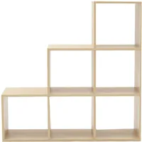 Mobili Rebecca Kinderbücherregal Rebecca 97,5 x 97,5 x 29 cm Eiche braun