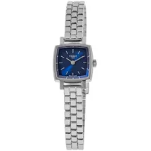 TISSOT T-Lady LOVELY SQUARE blau 20 mm T058.109.11.041.01