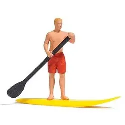 BUSCH 7864 H0 Action Set: Stand Up Paddling